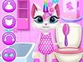 Jeu Soins quotidiens Kitty Licorne  en ligne