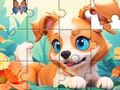 Jeu Puzzle : Chien et jardin  en ligne