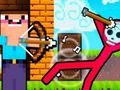 Jeu Noob Archer contre Stickman Zombie en ligne Jeu Noob Archer contre Stickman Zombie en ligne