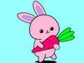 Jeu Livre de coloriage de lapin mignon  en ligne