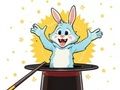 Jeu Livre de coloriage : Lapin Magique  en ligne