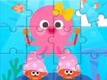 Jeu Puzzle : Poulpe mignon  en ligne