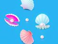 Jeu Livre de coloriage : Coquillages  en ligne