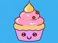 Jeu Livre de coloriage : Cupcake  en ligne