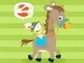 Jeu Livre de coloriage : Cheval d'équitation  en ligne