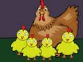Jeu Sauvez les poussins et la poule  en ligne