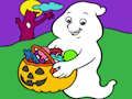 Jeu Livre de coloriage d'Halloween  en ligne