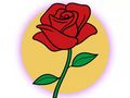 Jeu Livre de coloriage : Rose  en ligne