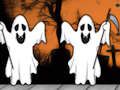 Jeu Trouver un crâne fantôme d'Halloween  en ligne