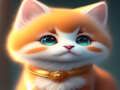Jeu Puzzle chat mignon  en ligne
