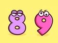 Jeu Livre de coloriage : Numéro 8-9  en ligne
