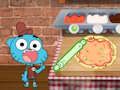 Jeu Frénésie de pizza gumball  en ligne