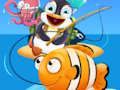 Jeu Pêche aux bébés pingouins  en ligne