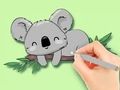 Jeu Livre de coloriage : Deux koalas  en ligne