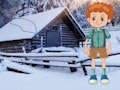Jeu Un garçon s'échappe de la saison hivernale  en ligne