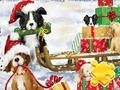 Jeu Puzzle : Chiens de Noël  en ligne