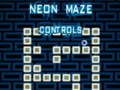 Jeu Contrôle du labyrinthe au néon  en ligne