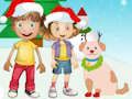 Jeu Fête de Noël des amis 2023  en ligne