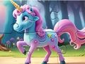 Jeu Puzzle : Licorne de la forêt magique  en ligne