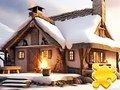 Jeu Puzzle : Maison de neige  en ligne