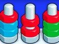 Jeu Puzzle de noix : trier par couleur  en ligne