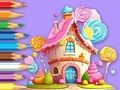 Jeu Livre de coloriage : Maison des sucettes  en ligne