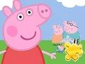 Jeu Puzzle : Peppa en famille  en ligne