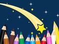 Jeu Livre de coloriage : Étoile filante  en ligne