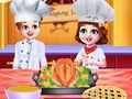 Jeu Cuisine du dîner de Thanksgiving des jumeaux du chef  en ligne