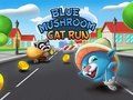 Jeu Course de chat aux champignons bleus  en ligne