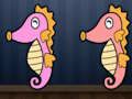 Jeu Trouver un hippocampe coquin  en ligne