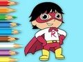 Jeu Livre de coloriage : Super-Ryan  en ligne