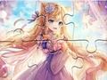 Jeu Puzzle : Chat-Fille  en ligne