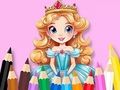 Jeu Livre de coloriage : Princesse des fleurs  en ligne