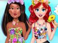 Jeu Look mode princesse fleur  en ligne