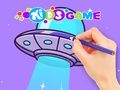 Jeu Livre de coloriage : Vaisseau spatial sur la planète  en ligne