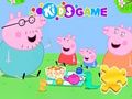 Jeu Puzzle : Pique-nique familial Peppa Pig  en ligne