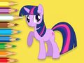 Jeu Livre de coloriage : Petit Poney  en ligne