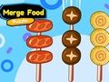 Jeu Fusionner le puzzle alimentaire  en ligne