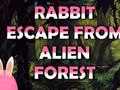 Jeu Un lapin s'échappe d'une forêt extraterrestre  en ligne
