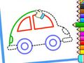 Jeu Dessin d'enfant en bas âge : Voiture mignonne  en ligne