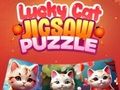 Jeu Puzzles Chat Chanceux  en ligne