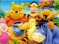 Jeu Puzzle : Winnie avec des amis  en ligne