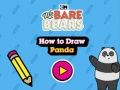 Jeu Comment dessiner un panda  en ligne
