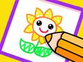 Jeu Dessin d'enfant en bas âge : Belle fleur  en ligne