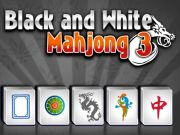 Jeu Mahjong noir et blanc 3  en ligne