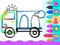 Jeu Dessin pour tout-petits : Ambulance  en ligne