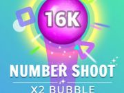 Jeu Numéro Shoot x 2 bulles  en ligne