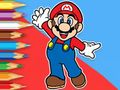 Jeu Livre de coloriage : Mario Happy Skating  en ligne