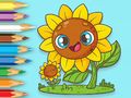 Jeu Livre de coloriage : Tournesols  en ligne